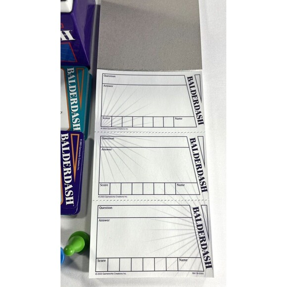 Balderdash The Classic Bluffing Board Game by Mattel 2003 B9176 Complete - Picture 6 of 12